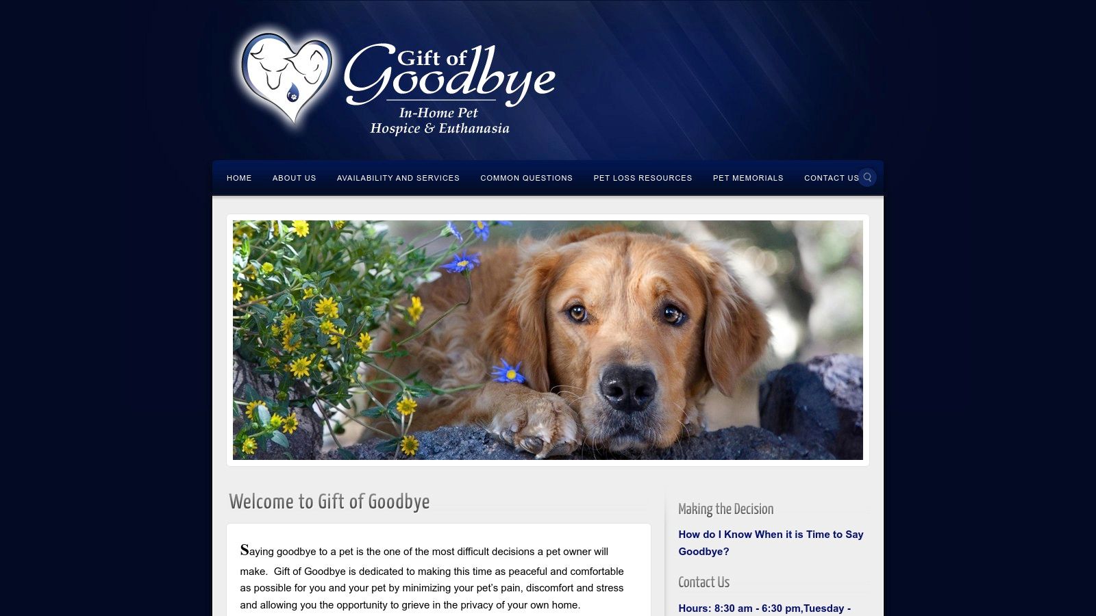 Gift of Goodbye Vet — In‑Home Pet Euthanasia (serves all areas of El Paso)
