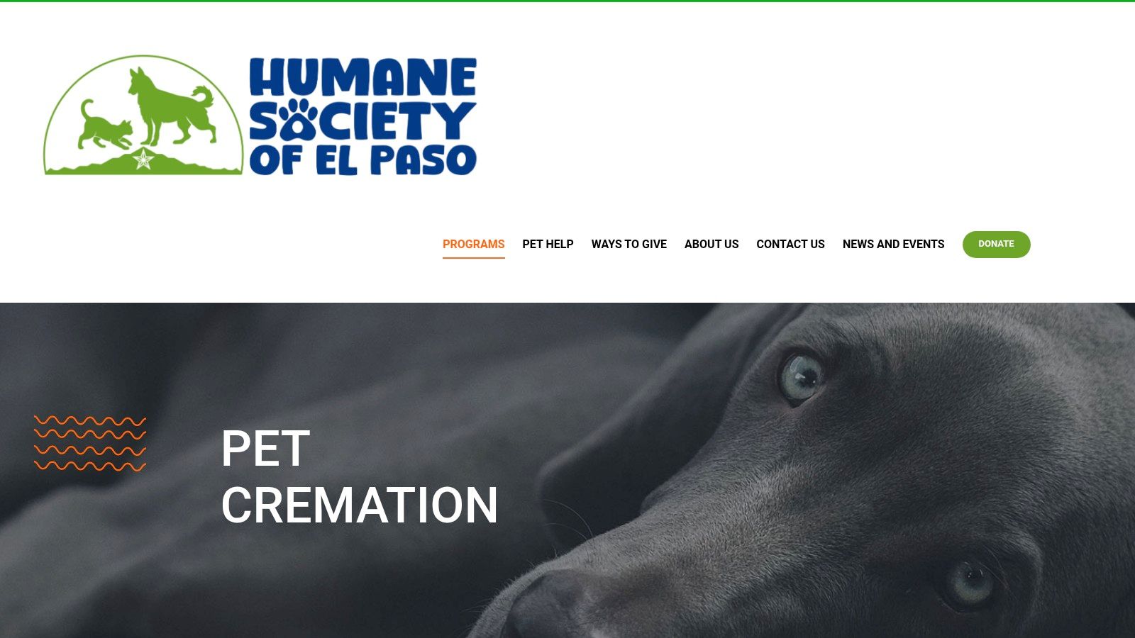 Humane Society of El Paso — On‑site Pet Cremation