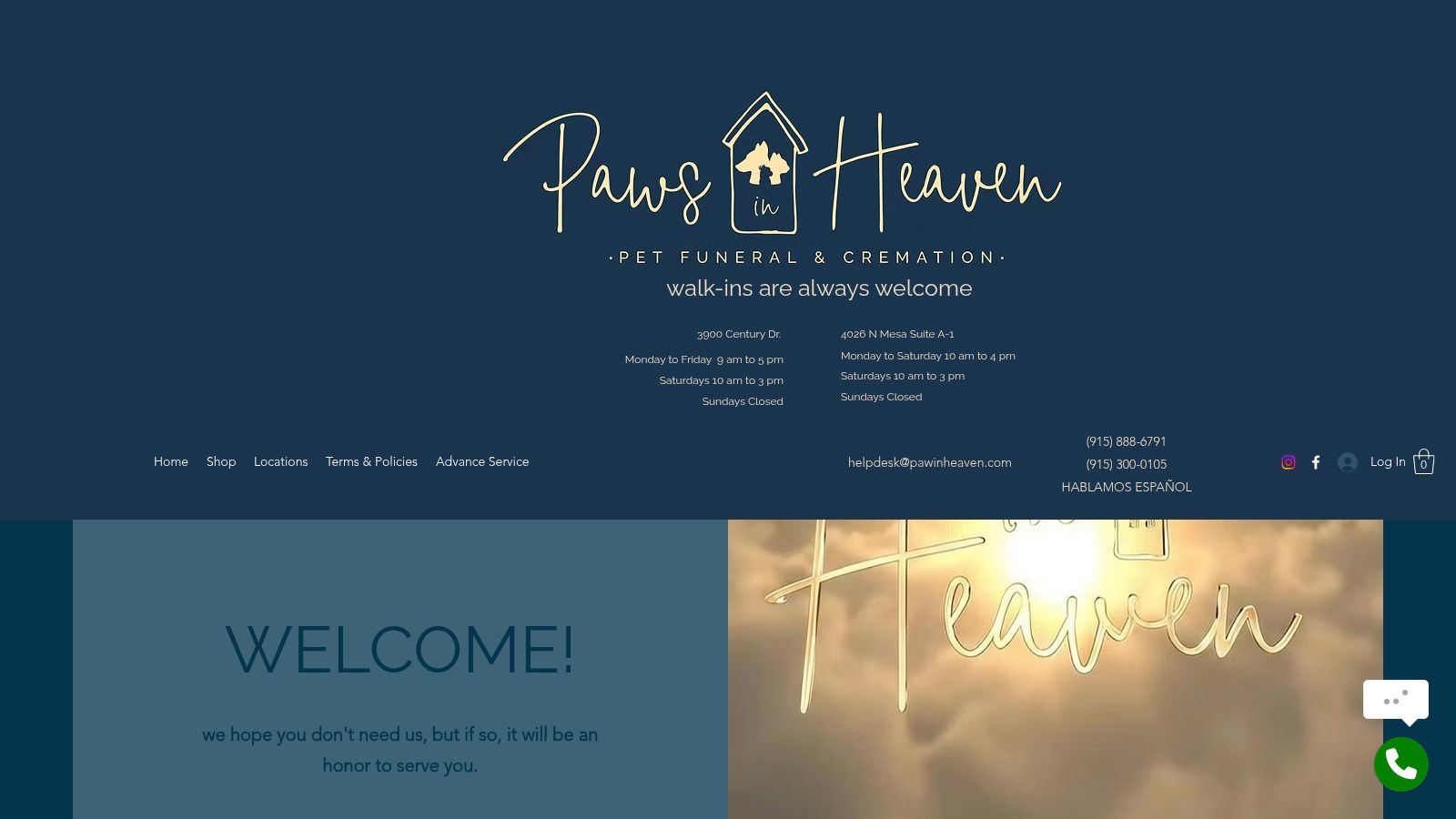 Paws in Heaven — Pet Cremation Services (El Paso)