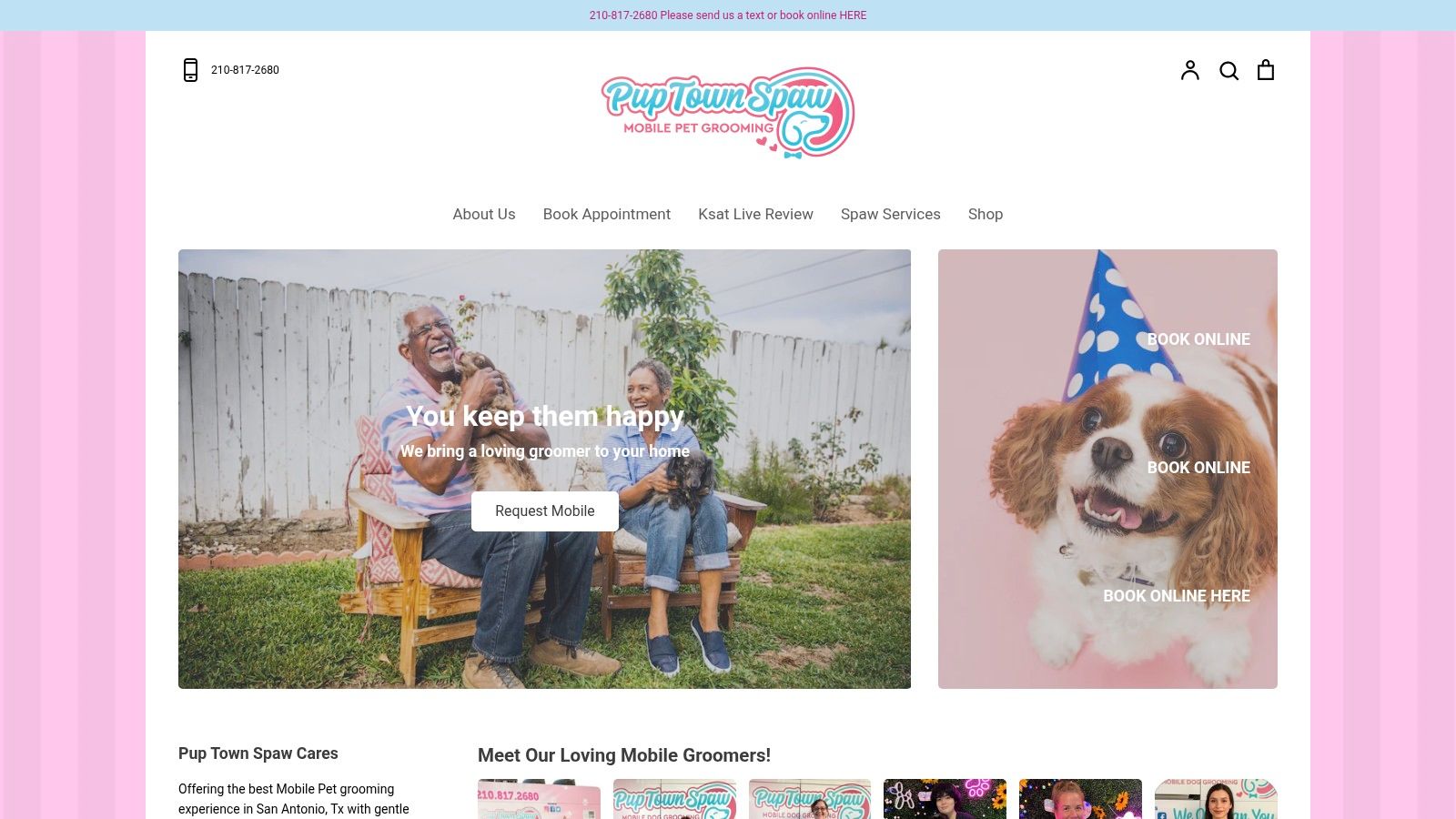 Pup Town Spaw (Mobile and Salon)