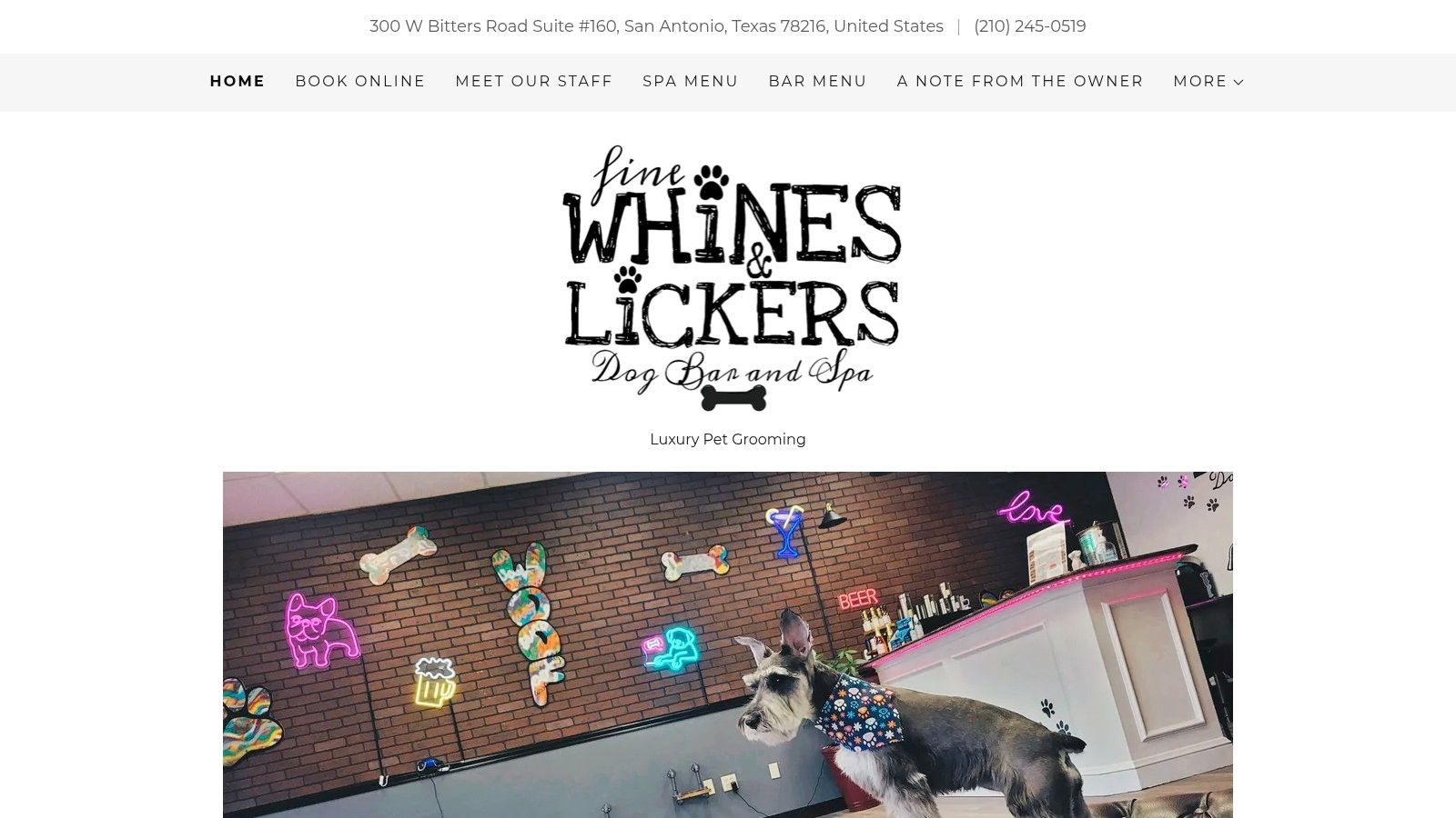 Fine Whines & Lickers Dog Bar & Spa