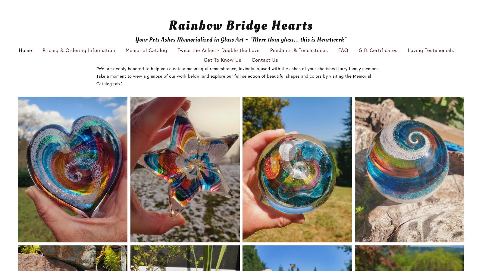 Rainbow Bridge Hearts