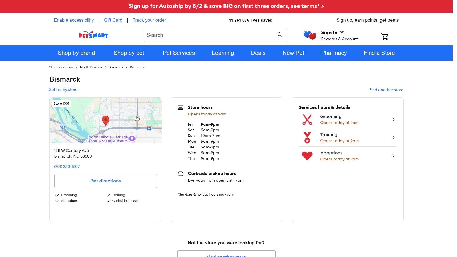 PetSmart – Bismarck (Store #1501)